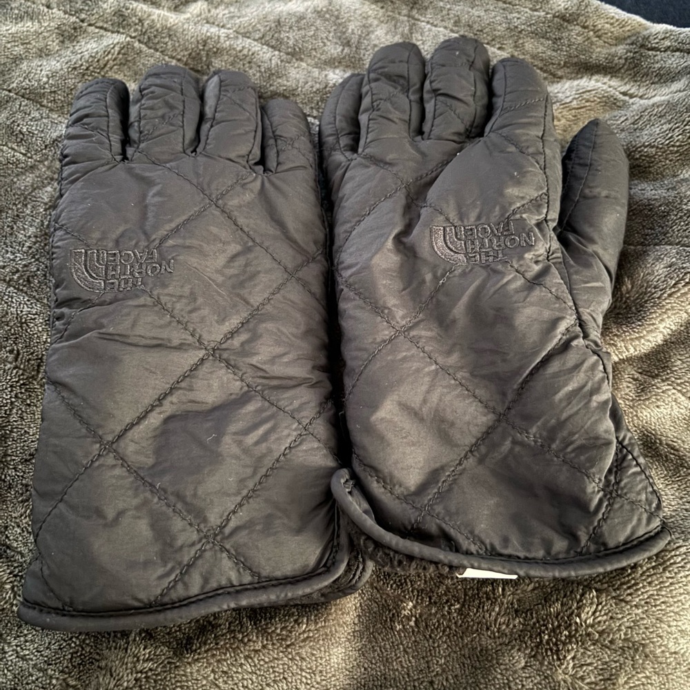 The North Face Black Fleece-Lined Gloves